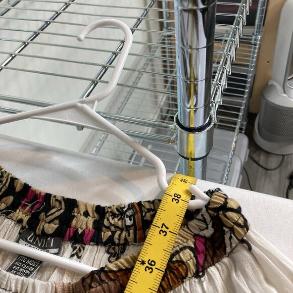 Uniti Casuals Boho Floral Ombre Maxi Skirt One Size Flowy Hippie Festival Indie - Picture 3 of 9